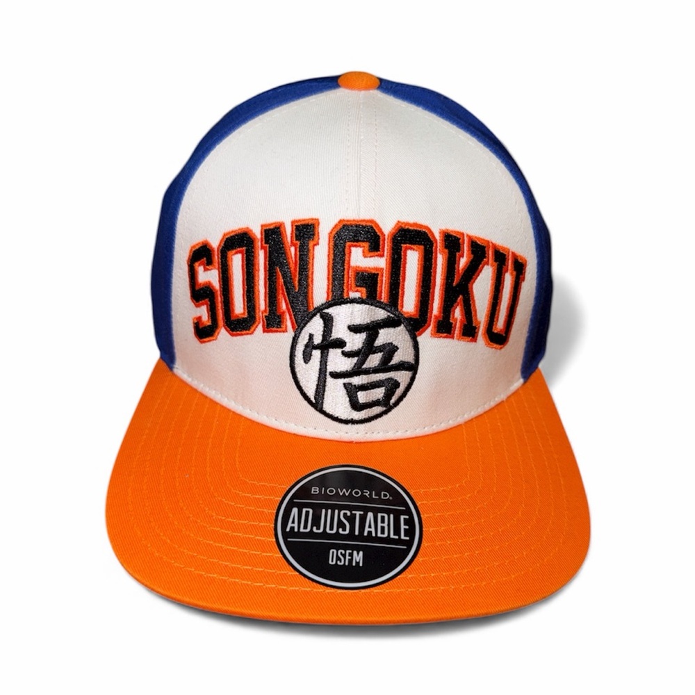 Bioworld Dragon Ball Z Son Goku Snap back - Orange, White and Blue